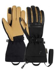 Reusch Rękawiczki funkcyjne "Discovery GORE-TEX" w kolorze beżowo-czarnym rozmiar: 9. Brązowe rękawiczki Reusch, bez wzorów, z gore-texu. Za 486.58 zł.