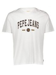 Pepe Jeans Koszulka w kolorze białym rozmiar: L. Białe bezrękawniki Pepe Jeans, l, bez wzorów, z bawełny, bez kołnierzyka, bez ramiączek. Za 66.31 zł.