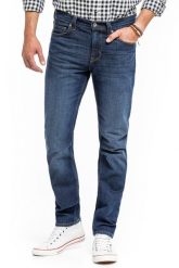 MUSTANG VEGAS MĘSKIE SPODNIE JEANSOWE DENIM BLUE 1014039 5000 982. Niebieskie spodnie materiałowe Mustang, na randkę, na lato, l, bez wzorów, z bawełny, eleganckie, z obniżonym stanem. Za 199.99 zł.