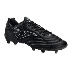 Buty piłkarskie Joma Aguila Top FG. Czarne buty treningowe Joma, bez wzorów, z materiału, do piłki nożnej. Za 269.99 zł.