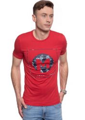 MĘSKI T-SHIRT MUSTANG Aaron C Print 1009910 8347. T-shirty Mustang, m, bez wzorów, bez kołnierzyka, bez ramiączek. W wyprzedaży za 39.99 zł.