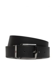 Tommy Hilfiger Pasek Męski Denton Rev 3.5 AM0AM12549 Czarny. Czarne paski Tommy Hilfiger, bez wzorów, ze skóry. Za 299.99 zł.