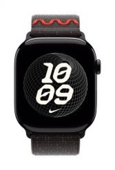 Zegarek Apple 46mm Midnight Black Nike Sport Loop. Czarne smartbandy Apple. Za 261.99 zł.