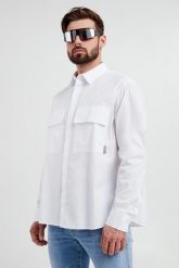 Koszula męska BALMAIN. Koszule Balmain, m, bez wzorów, bez kołnierzyka, bez ramiączek. W wyprzedaży za 2,183.35 zł.