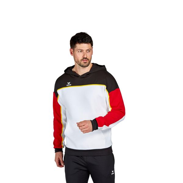 Sweat z kapturem Erima Change. Białe swetry nierozpinane Erima, m, bez wzorów, z polaru, bez kołnierzyka, bez ramiączek. W wyprzedaży za 285.00 zł.