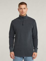 G-Star Sweter w kolorze antracytowym rozmiar: M. Czarne swetry nierozpinane G-Star, m, bez wzorów, z bawełny, bez kołnierzyka, bez ramiączek. Za 184.46 zł.
