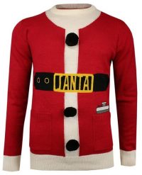 Sweter Świąteczny Świętego Mikołaja, Śmieszny, Pompony, Męski -Brave Soul-. Swetry rozpinane Brave Soul, m, bez wzorów, bez kołnierzyka, bez ramiączek. Za 119.00 zł.