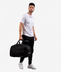 Torba sportowa Givova Palestra czarna. Czarne torby na ramię Givova, z aplikacjami, z poliesteru, na ramię, zdobione, bez dodatków. Za 177.99 zł.