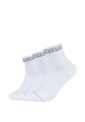3 pack Męskie Skarpety MUSTANG white mix MU32018 – 1001. Białe skarpety Mustang, bez wzorów. Za 59.99 zł.