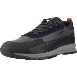 Buty GEOX U DORAY B ABX Niebieski. Czarne buty turystyczne Geox, bez wzorów, z syntetyku, bez zapięcia, trekkingowe. Za 362.99 zł.