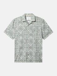 COLOURS & SONS Koszula w kolorze zielono-białym rozmiar: XL. Zielone koszule COLOURS & SONS, xl, bez wzorów, z bawełny, bez kołnierzyka, bez ramiączek. Za 188.80 zł.