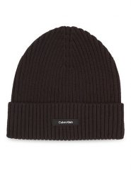 Calvin Klein Czapka Classic K50K512362 Czarny. Czarne czapki zimowe CALVIN KLEIN, bez wzorów, z bawełny. Za 159.99 zł.