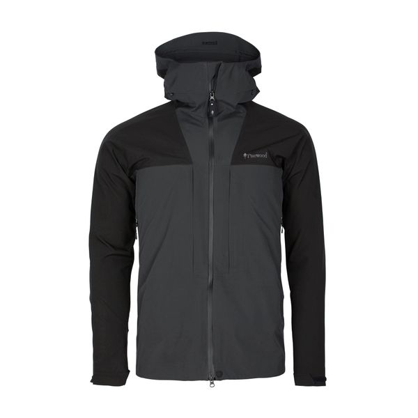 Kurtka przeciwdeszczowa męska Pinewood Abisko Trekking 3L. Szare kurtki Pinewood, l, bez wzorów, bez kaptura. Za 999.99 zł.