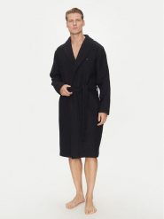 Tommy Hilfiger Szlafrok UM0UM03524 Granatowy. Niebieskie szlafroki Tommy Hilfiger, l, bez wzorów, z bawełny, bez ramiączek, bez kaptura. Za 279.99 zł.