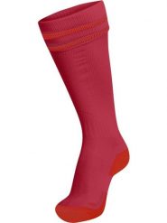 Skarpetki Hummel Element Football. Czerwone skarpety Hummel, bez wzorów, z materiału. Za 83.50 zł.