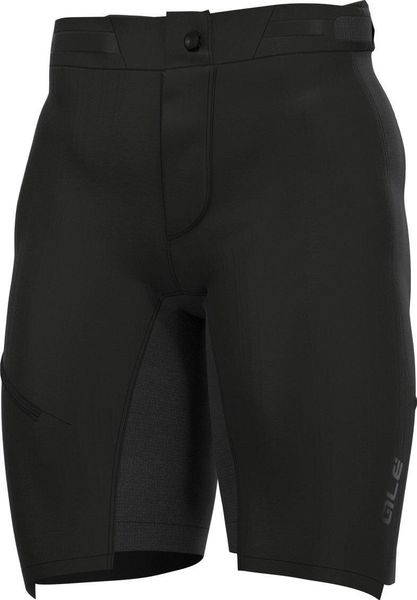 Spodenki rowerowe męskie Alé Cycling Off Road Gravel Overland. Czarne krótkie spodenki sportowe ALÉ CYCLING, m, bez wzorów, z elastanu. Za 509.99 zł.