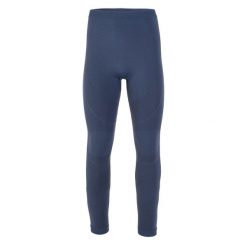 Legginsy termiczne Elbrus Acti Bottom. Niebieskie legginsy długie sportowe ELBRUS, m, bez wzorów, narciarskie. Za 145.65 zł.