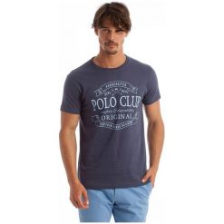 Polo Club C.H.A T-Shirt Męski L Niebieski. Koszulki polo Polo Club C.H..A. W wyprzedaży za 109.00 zł.