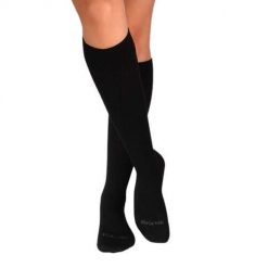 Długie skarpety uciskowe 3/4 z wełny merynosów, czarne. Czarne skarpety OEM, bez wzorów, z wełny. W wyprzedaży za 92.48 zł.