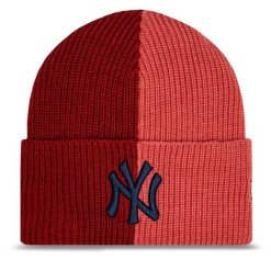 Czapka New Era. Czerwone czapki zimowe New Era, bez wzorów. Za 159.99 zł.