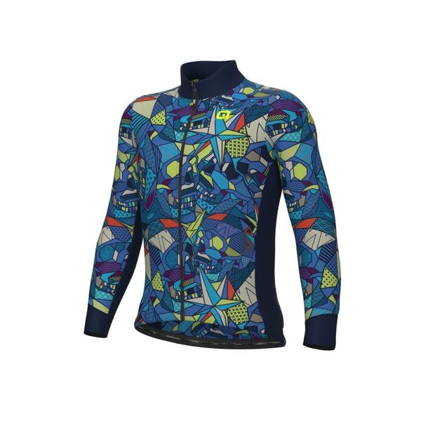 Bluza rowerowa męska Alé Cycling Solid Over. Niebieskie bluzy ALÉ CYCLING, m, bez wzorów, bez kaptura. W wyprzedaży za 411.99 zł.