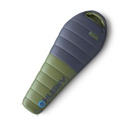 Śpiwór mumia puchowy Devon 2024, -5°C, 220 cm, niebiesko-khaki, dla dorosłych. Zielone odzież kompresyjna Husky, na lato, bez wzorów, z materiału, trekkingowe. Za 799.90 zł.