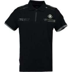 Koszulka polo "Kontass" w kolorze czarnym. Koszulki polo marki Canadian Peak, z bawełny, z klasycznym kołnierzykiem, z krótkim rękawem. W wyprzedaży za 121.95 zł.