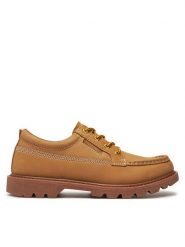 CATerpillar Półbuty Colorado Moc Toe Low P726123 Żółty. Żółte eleganckie półbuty CATerpillar, bez wzorów, ze skóry, bez obcasa, bez zapięcia. Za 329.99 zł.
