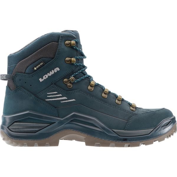 LOWA buty średnie RENEGADE EVO GTX MID. Niebieskie buty turystyczne Lowa, bez wzorów, z materiału, bez zapięcia, trekkingowe. Za 1,120.25 zł.