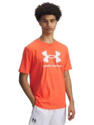 Under Armour Koszulka w kolorze pomarańczowym rozmiar: L. Pomarańczowe bezrękawniki Under Armour, l, bez wzorów, bez kołnierzyka, bez ramiączek. Za 65.85 zł.