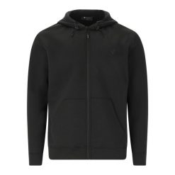 Bluza z kapturem z pełnym zamkiem błyskawicznym Virtus Taro. Czarne bluzy VIRTUS, bez wzorów, z kapturem. Za 276.00 zł.
