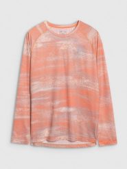 4F Longsleeve rowerowy szybkoschnący męski - pomarańczowy XXL. Brązowe koszulki z długim rękawem 4F, l, bez wzorów, z dzianiny, bez ramiączek. Za 159.99 zł.