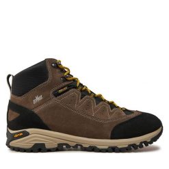Trekkingi Lomer. Szare botki sznurowane LOMER, bez wzorów, bez obcasa, bez zapięcia. Za 629.99 zł.