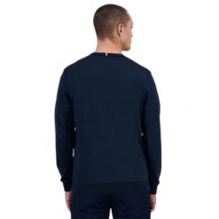Bluza Le Coq Sportif Heritage SP N°1. Niebieskie bluzy bez kaptura le coq sportif, s, bez wzorów, z materiału, bez kaptura. Za 192.99 zł.