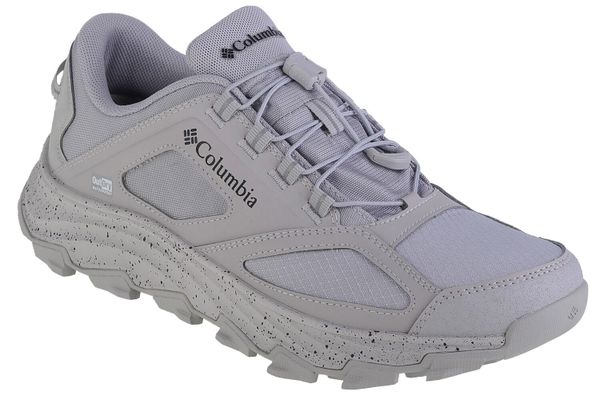 Buty trekkingowe męskie, Columbia Flow Morrison OutDry. Szare buty turystyczne Columbia, bez wzorów, z materiału, przed kostkę, bez zapięcia, trekkingowe. Za 409.99 zł.