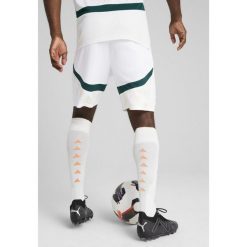 Męskie szorty Wybrzeże Kości Słoniowej 2025 PUMA White Dark Myrtle Green. Białe szorty Puma, m, bez wzorów, sportowe. Za 199.00 zł.