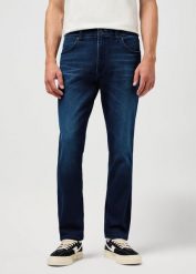 WRANGLER MĘSKIE SPODNIE JEANSOWE LARSTON BLUE JAM 112360183 W18S008801. Niebieskie jeansy Wrangler, l. Za 219.99 zł.
