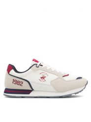 Beverly Hills Polo Club Sneakersy MILO-01 Biały. Białe buty sportowe casual Beverly Hills Polo Club, bez wzorów, z materiału, bez zapięcia. Za 229.99 zł.