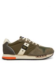 Blauer Sneakersy S5QUEENS01 Khaki. Brązowe buty sportowe casual Blauer, bez wzorów, z materiału, bez zapięcia. Za 399.99 zł.