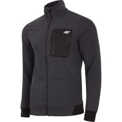 Polar męski PLM003 - ciemny szary melanż. Bluzy z polaru marki 4F. Za 159.99 zł.