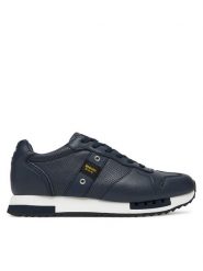 Blauer Sneakersy S5QUEENS04 Granatowy. Niebieskie buty sportowe casual Blauer, bez wzorów, ze skóry, bez zapięcia. Za 449.99 zł.