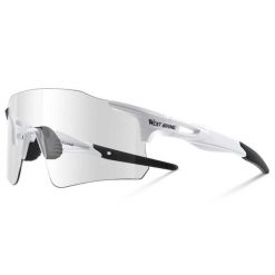 Unisexowe okulary przeciwsłoneczne fotochromowe. Białe okulary przeciwsłoneczne WEST BIKING. Za 150.92 zł.