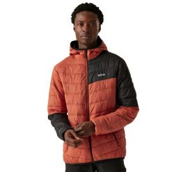 Męska Kurtka Hillpack III Hooded Active Padded Jacket. Czarne kurtki Regatta, l, bez wzorów, z materiału, z kapturem. Za 104.99 zł.