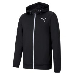 Męska Bluza Z Kapturem Ready To Go Full Zip. Czarne bluzy z kapturem Puma, m, bez wzorów, z kapturem. Za 222.99 zł.