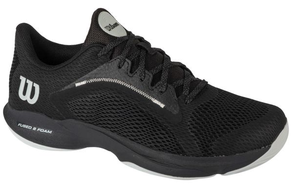 Buty do tenisa męskie, Hurakn 2.0. Czarne buty turystyczne Wilson, bez wzorów, z materiału, przed kostkę, bez zapięcia, tenisowe. Za 399.99 zł.