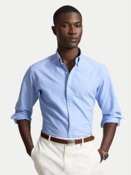 Polo Ralph Lauren Koszula 710805564517 Niebieski jasny Regular Fit. Niebieskie koszule Polo Ralph Lauren, m, bez wzorów, z bawełny, bez kołnierzyka, bez ramiączek. Za 689.99 zł.