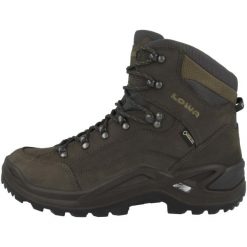 Buty trekkingowe męskie Lowa Renegade Gtx Mid. Brązowe buty turystyczne Lowa, na zimę, bez wzorów, z gore-texu, za kostkę, bez zapięcia, trekkingowe, gore-tex. Za 774.85 zł.