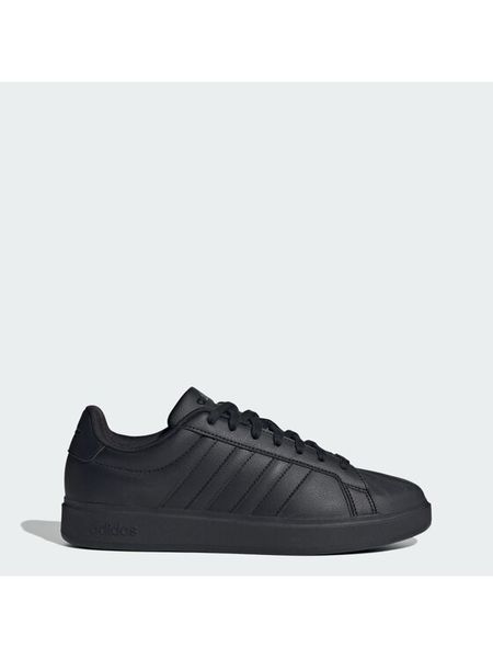 Adidas Sneakersy Streettalk JR4699 Czarny. Czarne buty sportowe casual Adidas, bez wzorów, ze skóry, bez zapięcia. Za 279.99 zł.