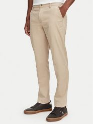 Beverly Hills Polo Club Chinosy P-SS26M -T450311 Beżowy Regular Fit. Brązowe eleganckie spodnie Beverly Hills Polo Club, m, z bawełny. Za 194.99 zł.