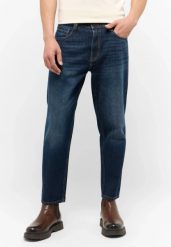 Męskie Spodnie Jeansowe MUSTANG Denver Tapered Denim Blue 1015511 5000 880. Niebieskie jeansy Mustang, l. Za 219.99 zł.
